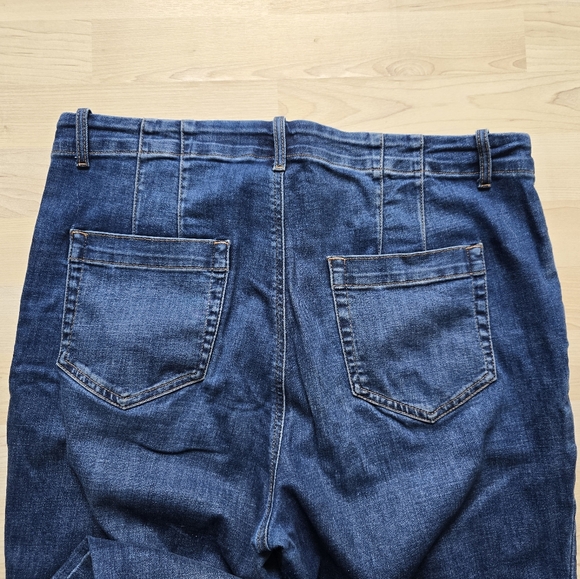 J.Jill Denim High Rise Straight Leg Jeans Size 14 - Picture 6 of 14